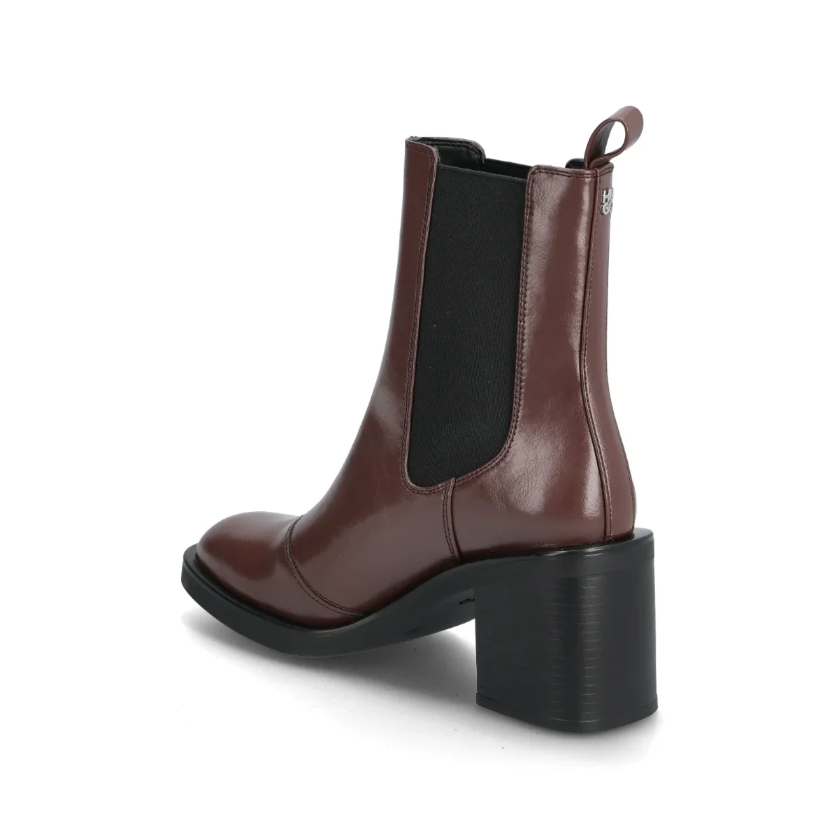 HUGO BOSS Nalie Leather Biker Boots Women 50552697 -  BUR - Image 4