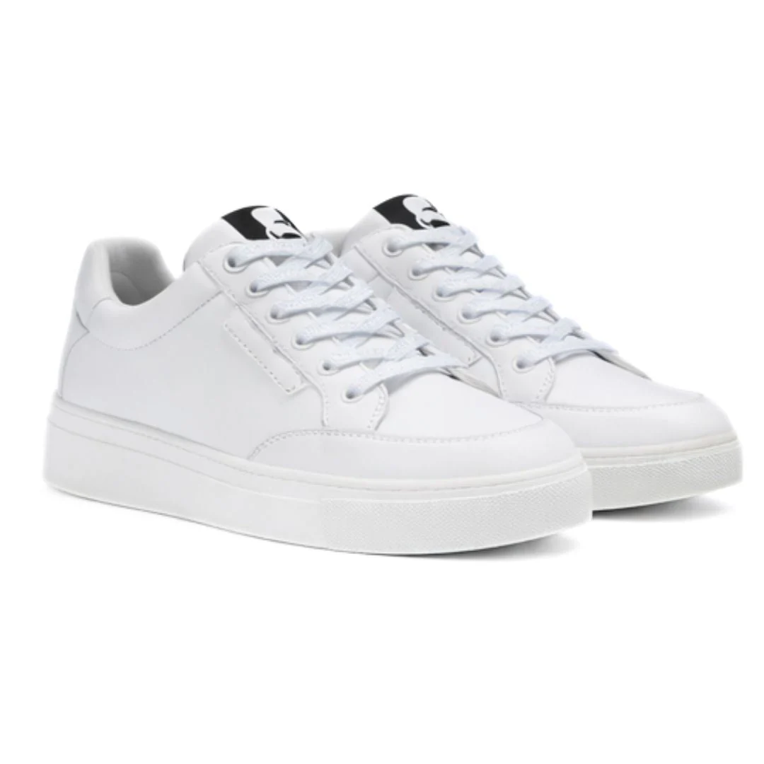 KARL LAGERFELD PARIS Calico Patch Lace Up Sneakers Women - WHT - Image 2