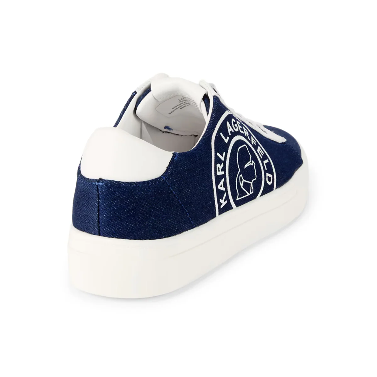 KARL LAGERFELD PARIS Cute Logo Denim Sneakers Women - NVY - Image 6
