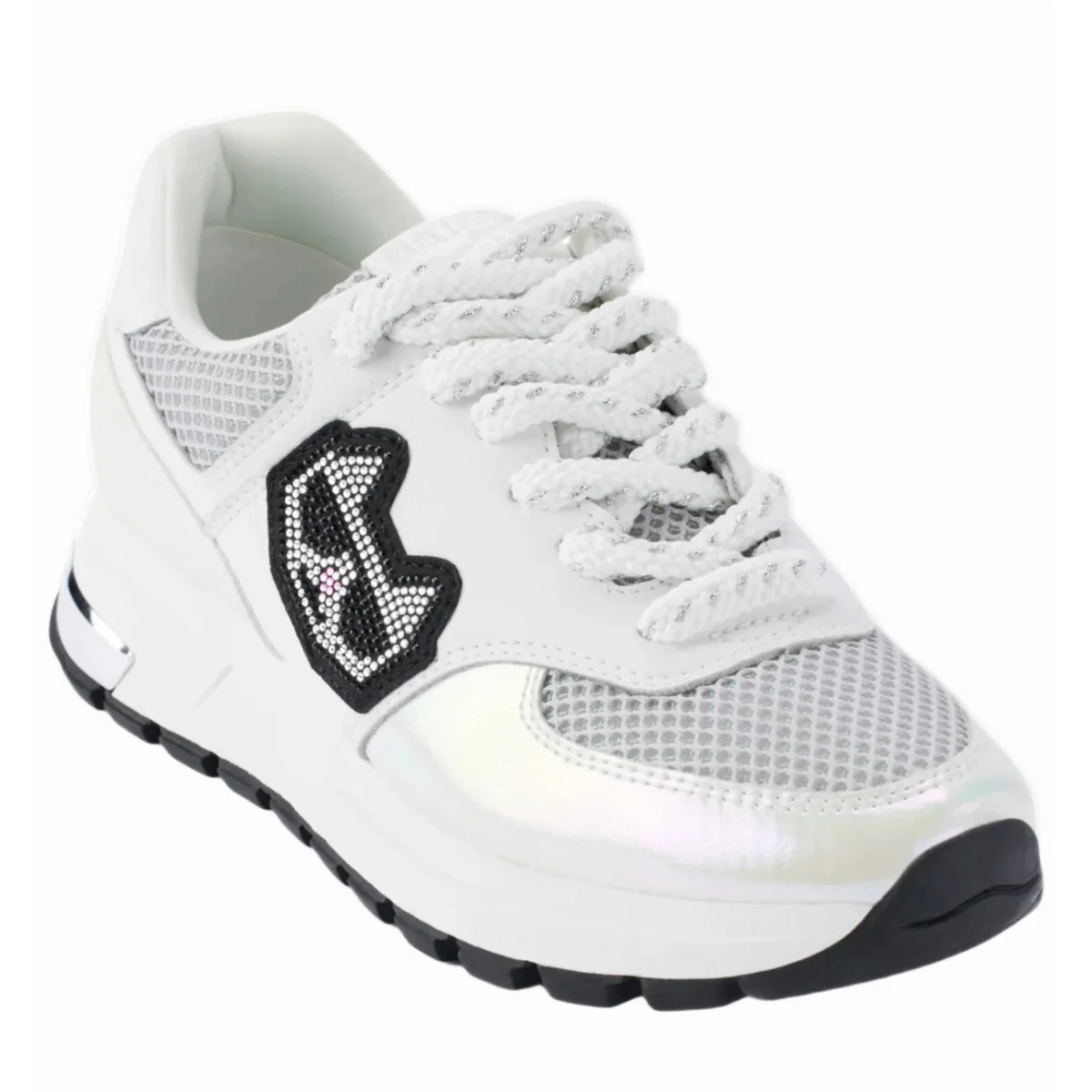 KARL LAGERFELD PARIS MAYU LACE UP Sneakers Women - WHT - Image 2