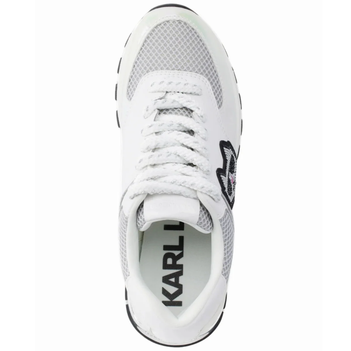 KARL LAGERFELD PARIS MAYU LACE UP Sneakers Women - WHT - Image 3