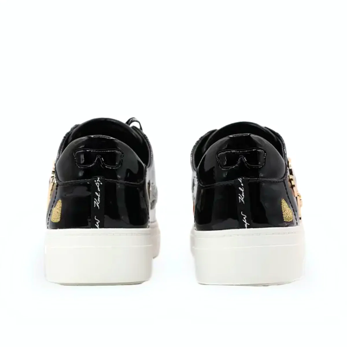 KARL LAGERFELD PARIS CATE PINS LACE UP Sneakers Women - BLK - Image 7