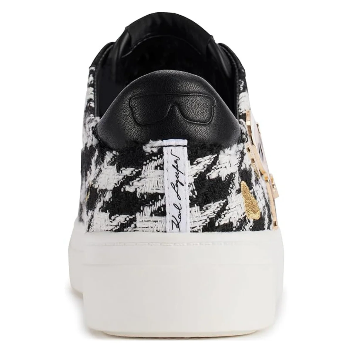 KARL LAGERFELD PARIS CATE PINS LACE UP2 Sneakers Women - BLKWHT - Image 5