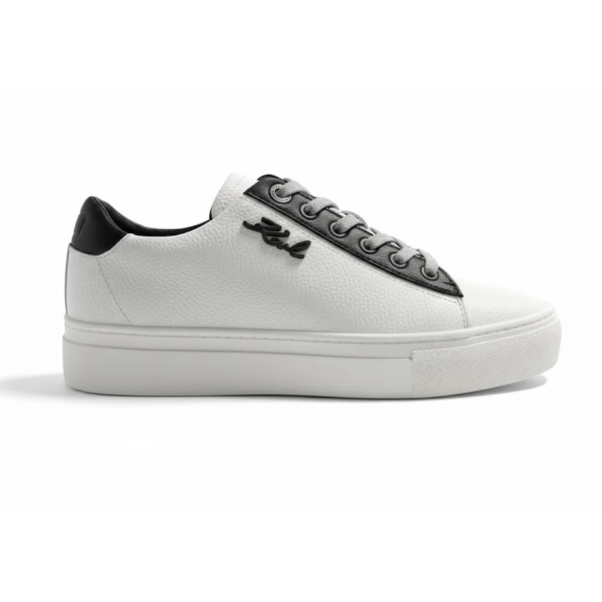 KARL LAGERFELD PARIS Cason Karl Script Sneakers Women - WHTBLK