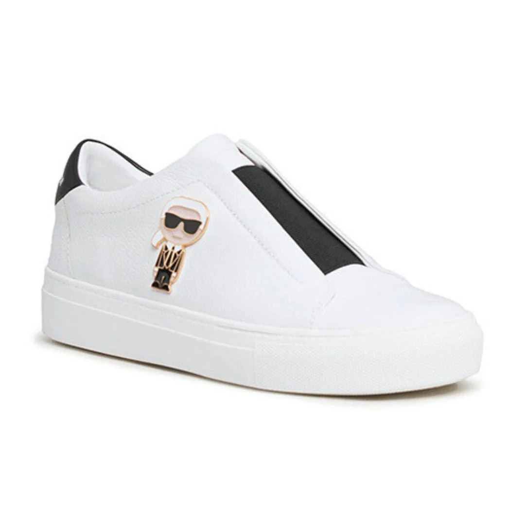 KARL LAGERFELD PARIS Ceci Slip On Sneakers Women - WHT - Image 4