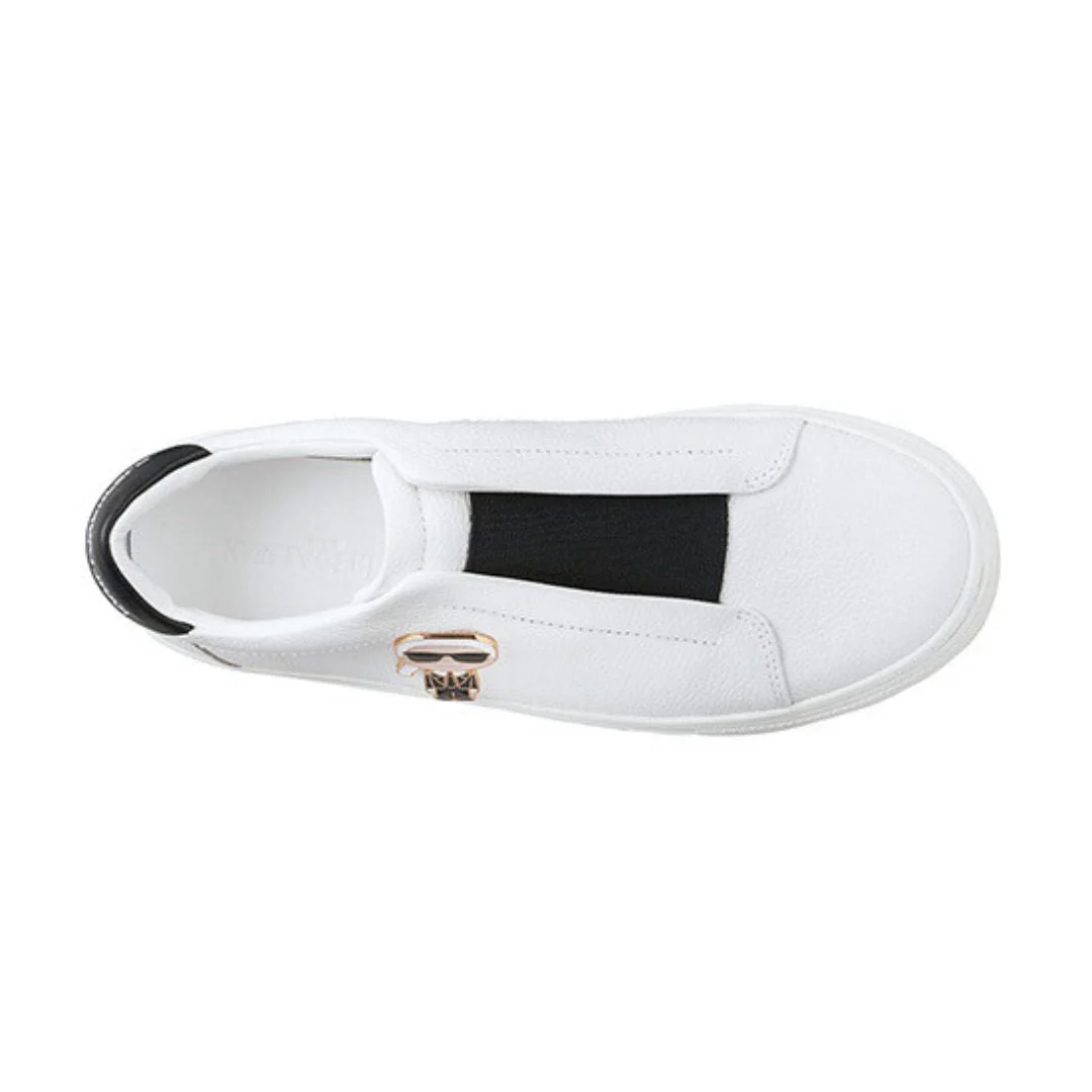 KARL LAGERFELD PARIS Ceci Slip On Sneakers Women - WHT - Image 5