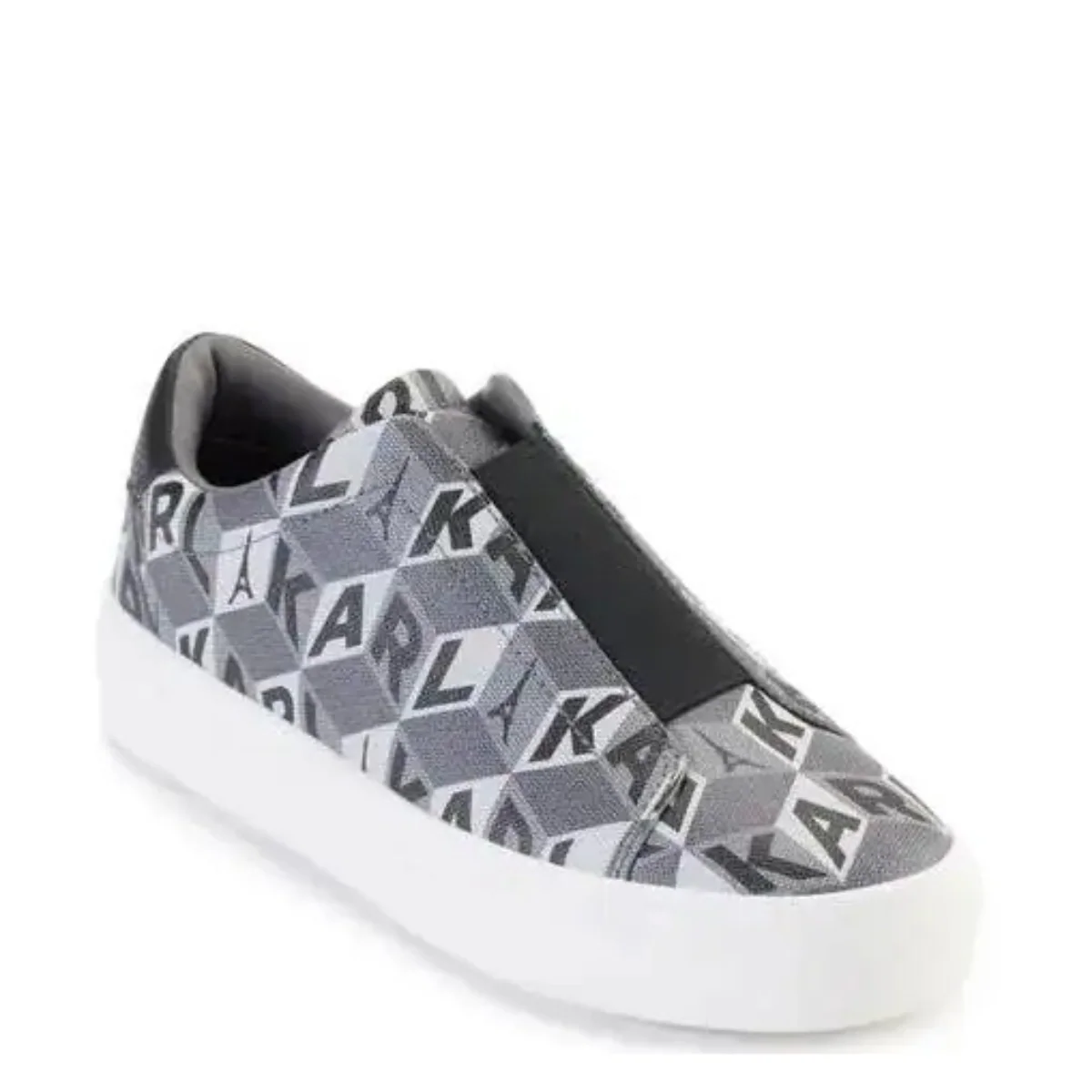 KARL LAGERFELD PARIS cassanda logo print Slip On Sneakers Women - GRY - Image 2