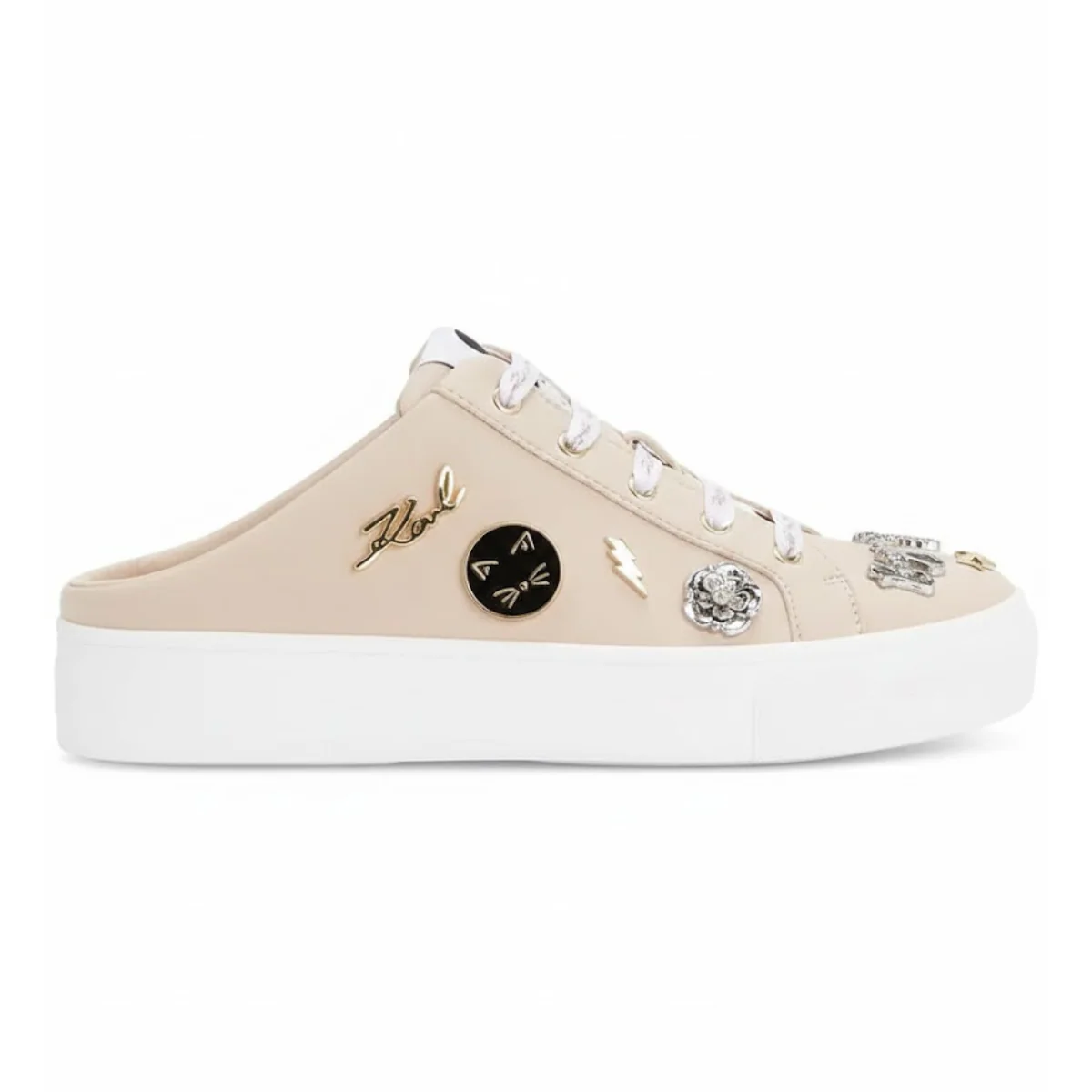 KARL LAGERFELD PARIS Cordelia Mules Sneakers Women - BEG