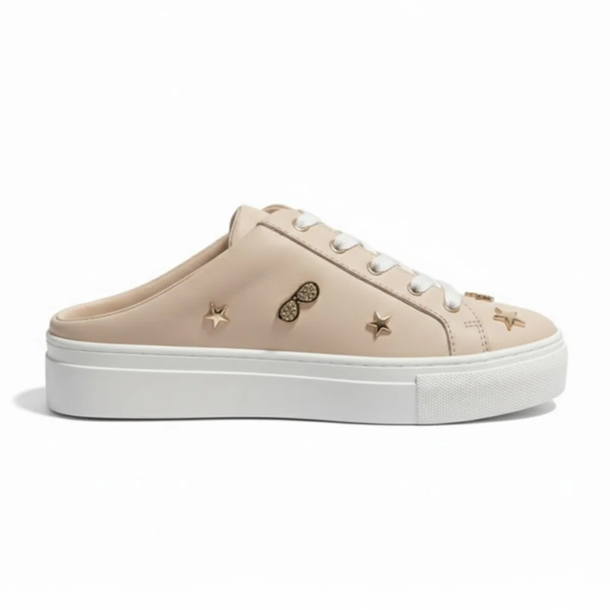 KARL LAGERFELD PARIS Cordelia Mules Sneakers Women - BEG - Image 4