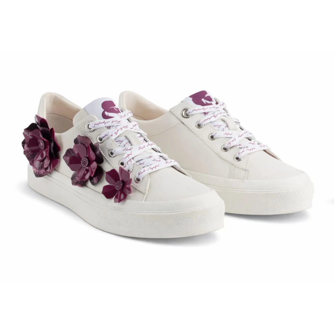 KARL LAGERFELD PARIS Georgia Lace Up Sneakers Women - GRYPRL - Image 2