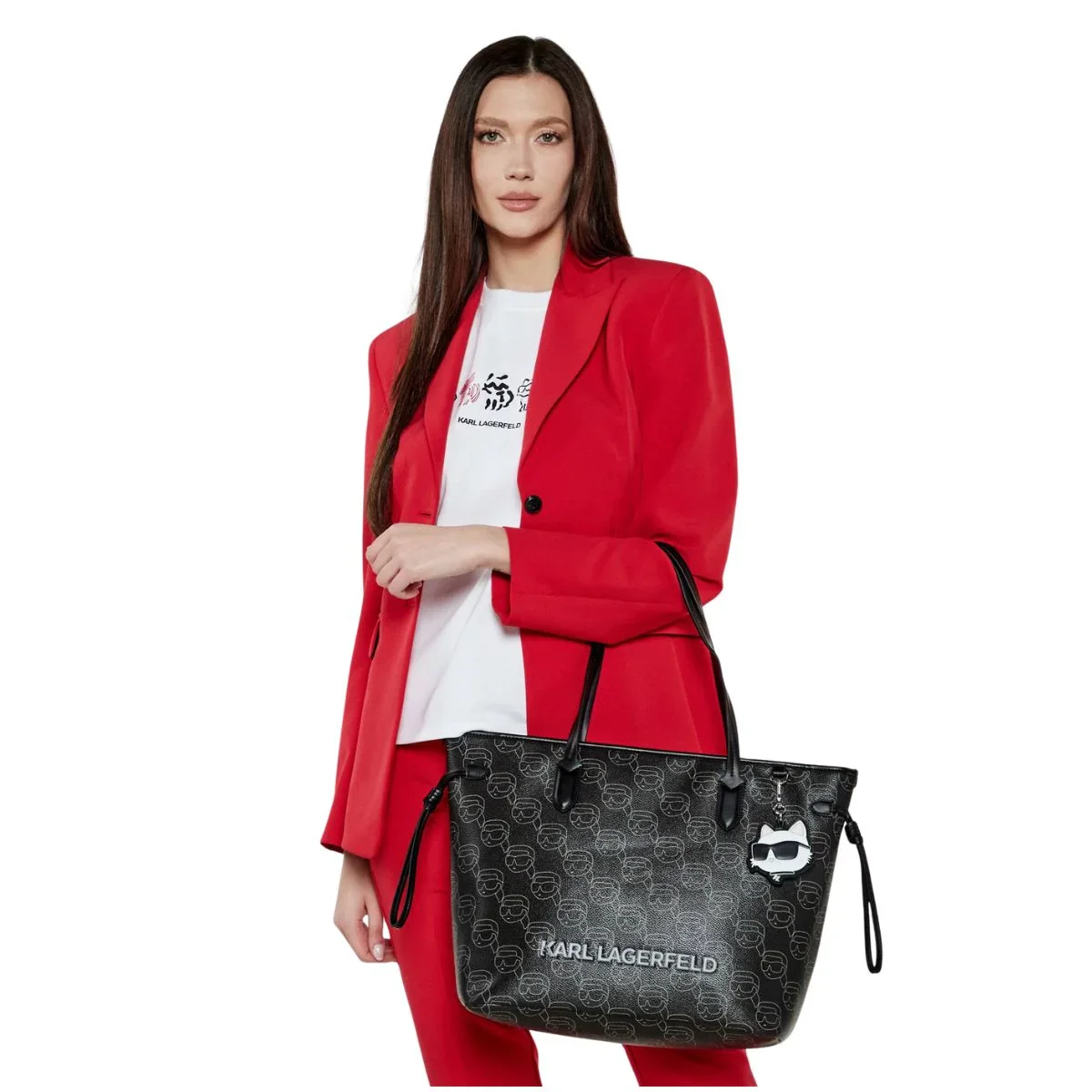 Karl Lagerfeld Paris  IKON MONO CC Shoulder bag Women - BLK - Image 2