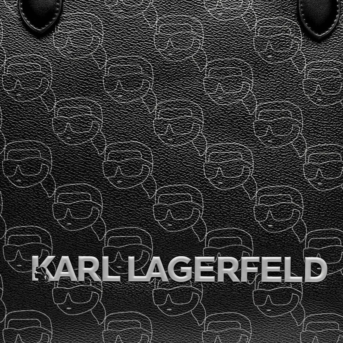 Karl Lagerfeld Paris  IKON MONO CC Shoulder bag Women - BLK - Image 4
