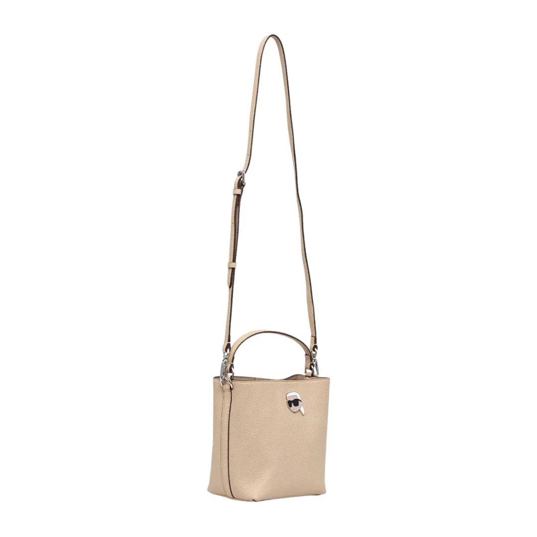 Karl Lagerfeld Paris Karl Lagerfeld IKON Handbag A1W30468-BEG - Image 3