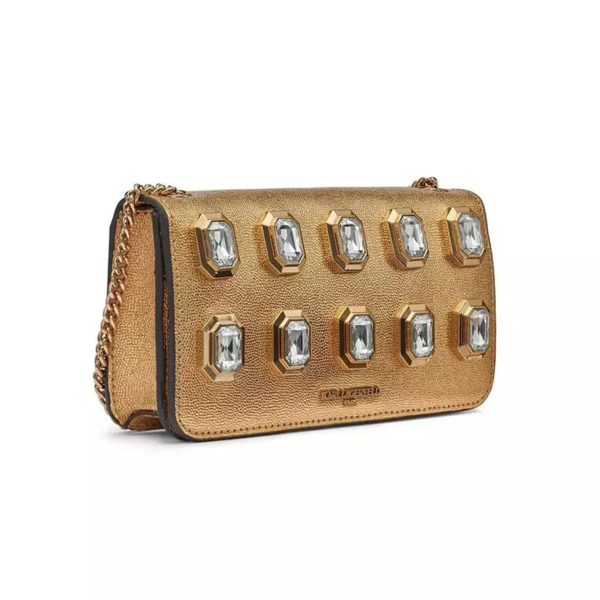 Karl Lagerfeld Paris Kosette Logo Crossbody Bag Women - GLD - Image 3