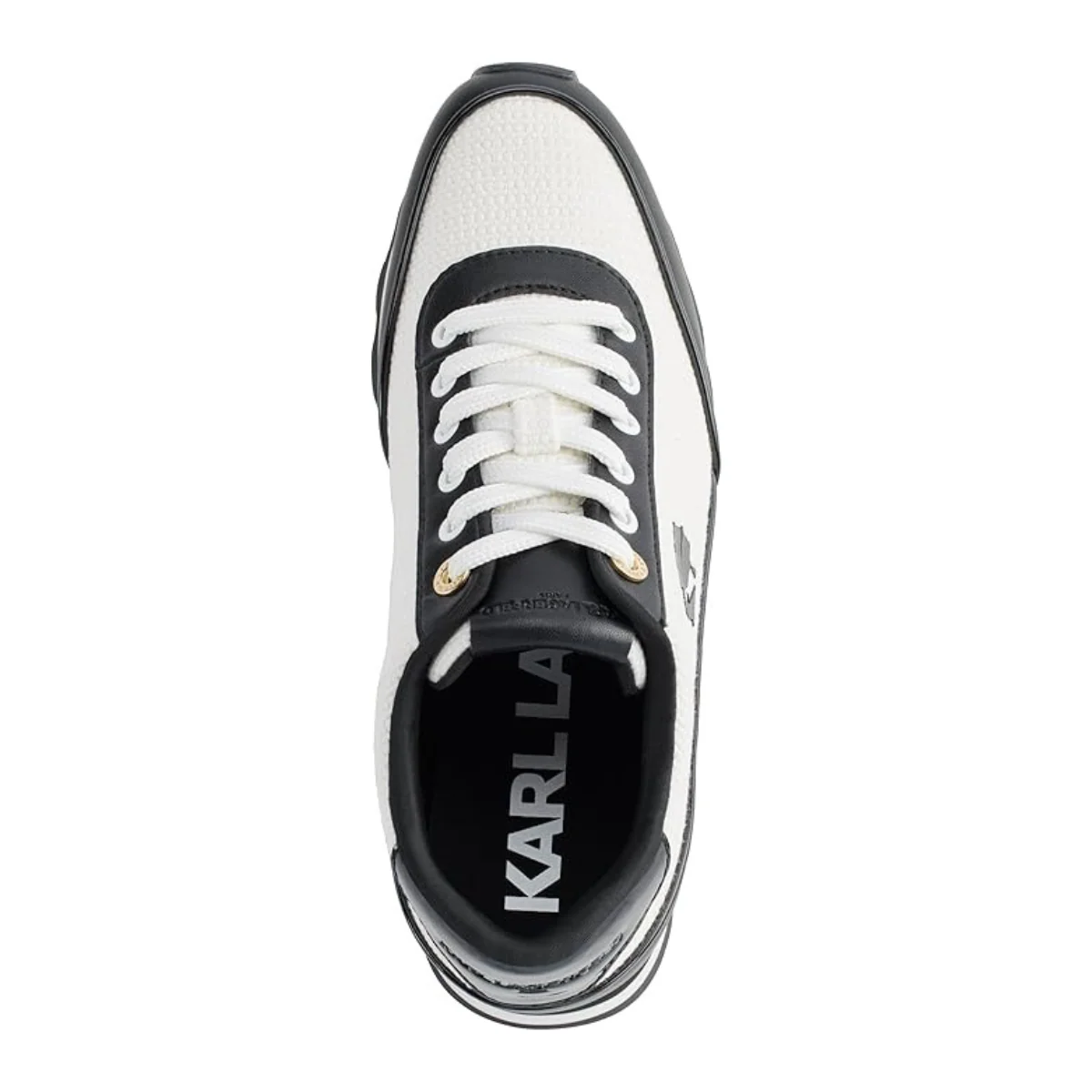 KARL LAGERFELD PARIS MAICO LACE UP Sneakers Women - WHTBLK - Image 3