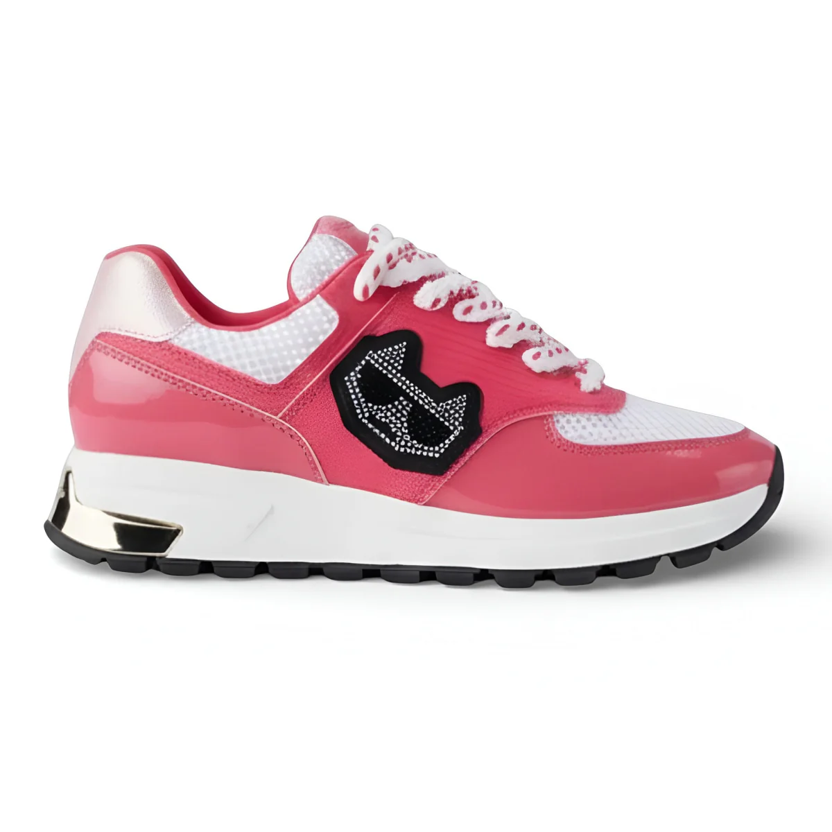 KARL LAGERFELD PARIS MAYU Lace Up Sneakers Women - PNK - Image 3
