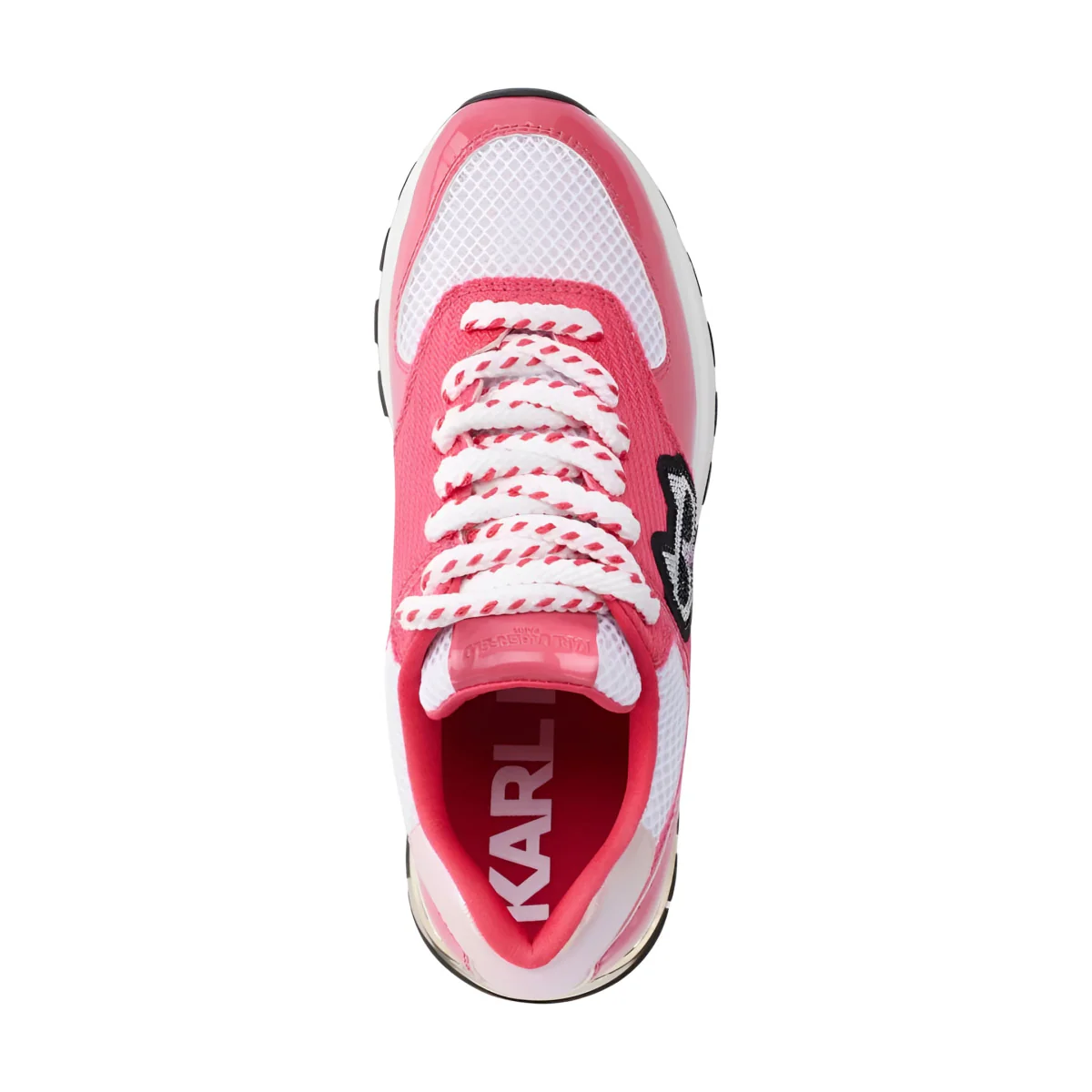 KARL LAGERFELD PARIS MAYU Lace Up Sneakers Women - PNK - Image 4
