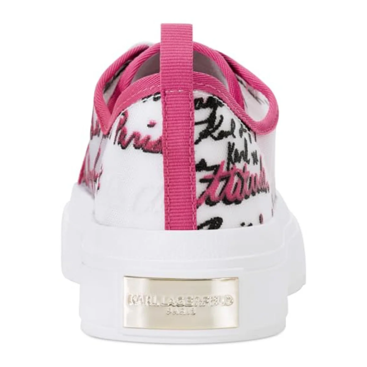 KARL LAGERFELD PARIS  Gilianne C'est La Vie Lace Up Sneakers Women - PNK - Image 5