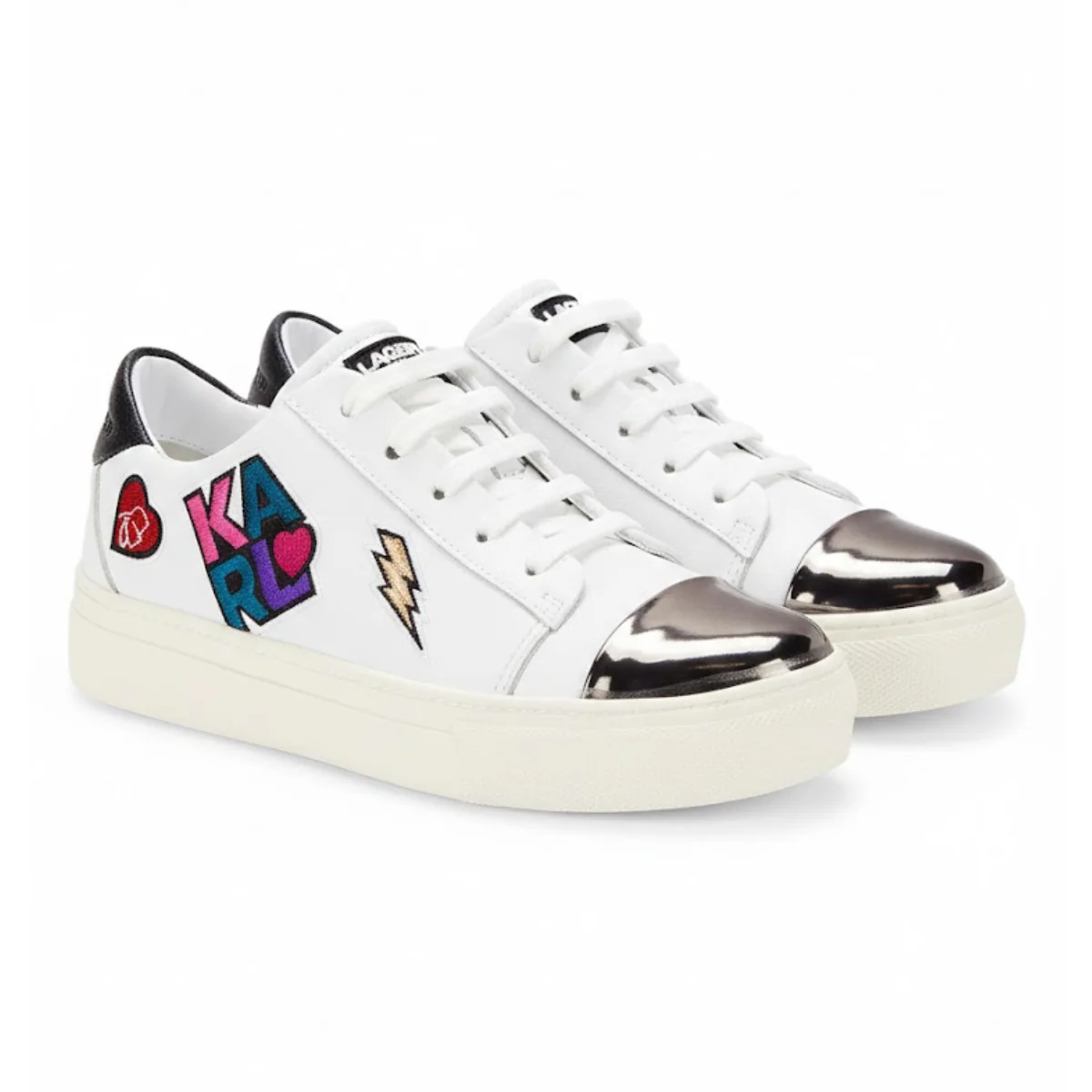 KARL LAGERFELD PARIS Tennis Sneakers Women - WHT