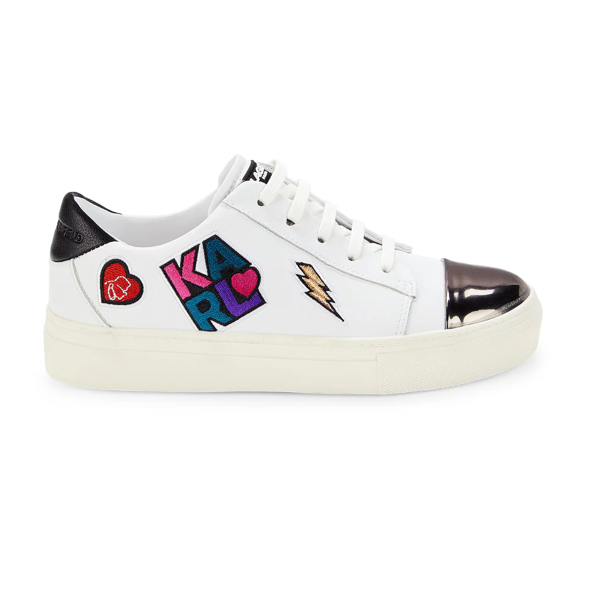 KARL LAGERFELD PARIS Tennis Sneakers Women - WHT - Image 3