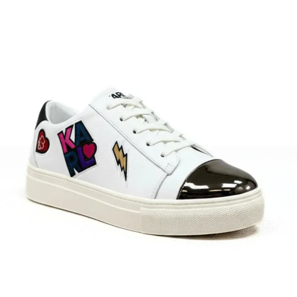 KARL LAGERFELD PARIS Tennis Sneakers Women - WHT - Image 4