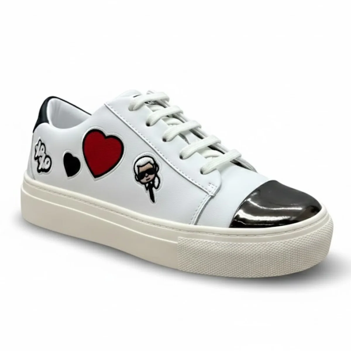 KARL LAGERFELD PARIS Tennis Sneakers Women - WHT - Image 5