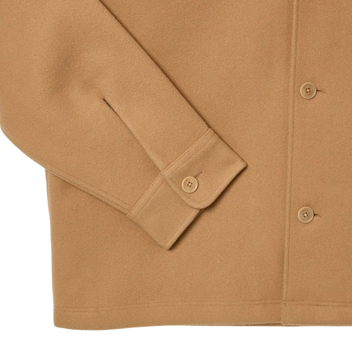 Lacoste Oversized Flannel Overshirt Men CH7210-BEG - Image 7