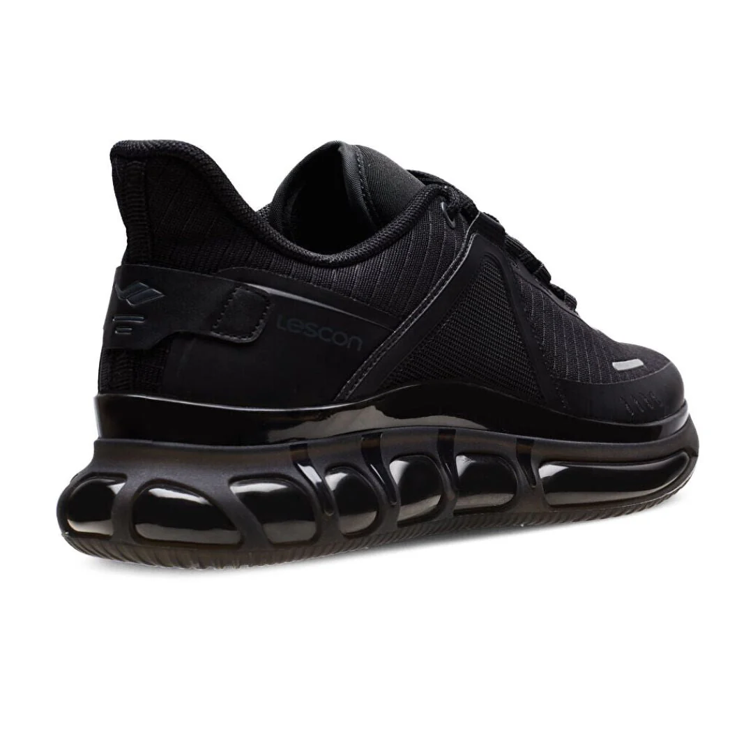 Lescon Eterium 4 Air Foam Sports Sneakers Unisex - BLK - Image 4