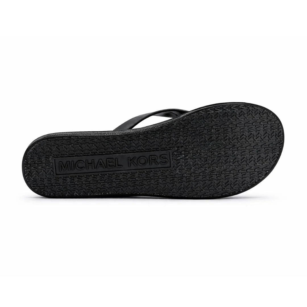 Michael Kors Bedford Wedge Flip Flop Women - BLKGRY - Image 5