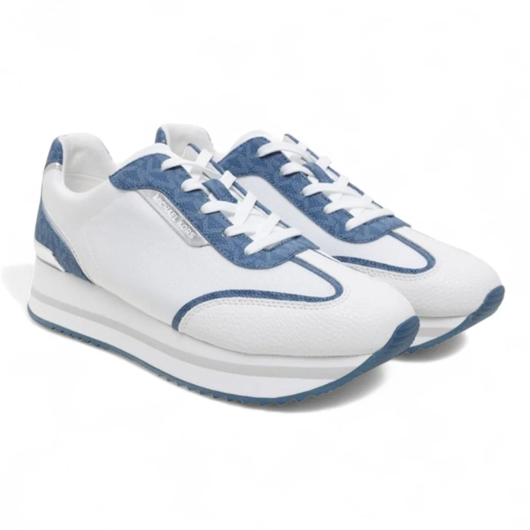 Michael Kors Gertie Trainer Sneakers Women - WHTBLU - Image 4