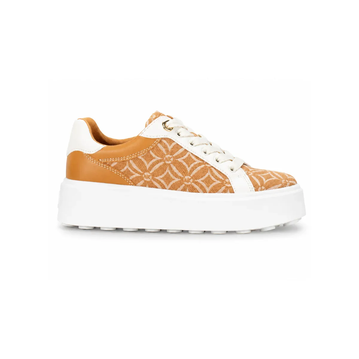 Michael Kors Romey Logo Jacquard Platform Sneaker - BEG - Image 2