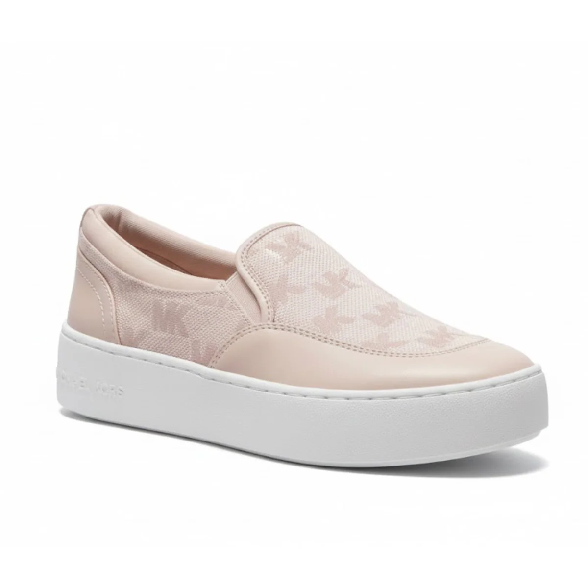Michael Kors Theo Jacquard Y Cuero Sneaker Woman - PNK - Image 3