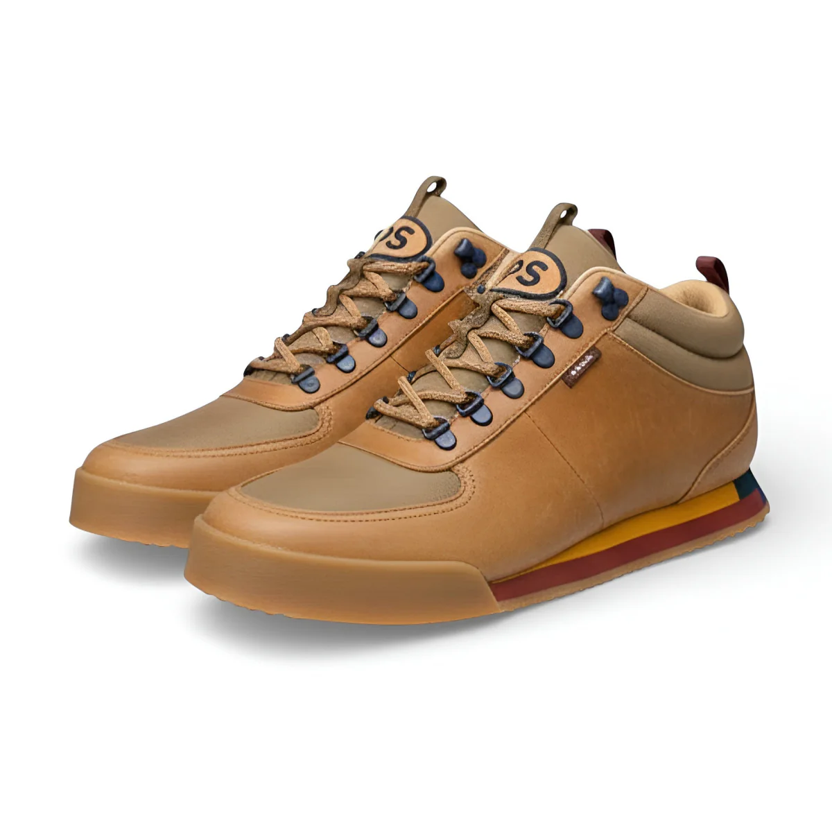 Paul Smith Leather ND Canvas Hybrid Sneaker Sneaker Men - TAN - Image 2