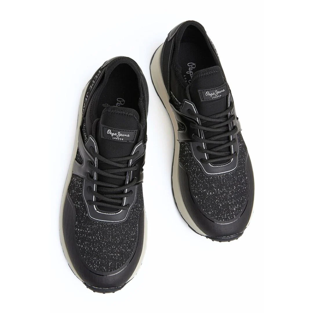 PEPE JEANS Joy Bright W Sneakers Women PLS31508-BLKSLV - Image 4