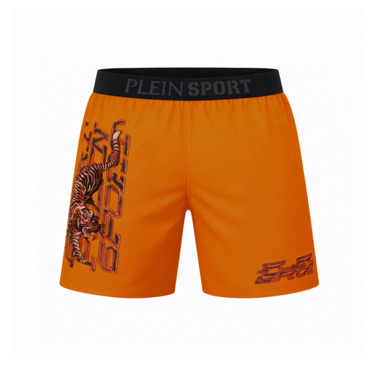 PLEIN SPORT Logo Print Drawstring Swim Shorts Men PS25039-ORG