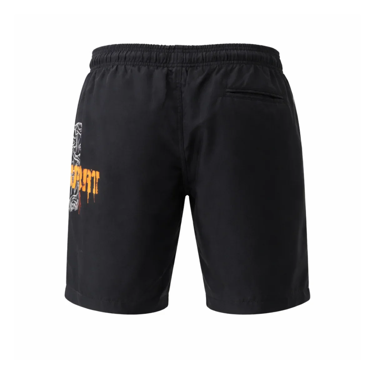 PLEIN SPORT Logo Print Drawstring Swim Shorts Men PS25049-BLK - Image 3