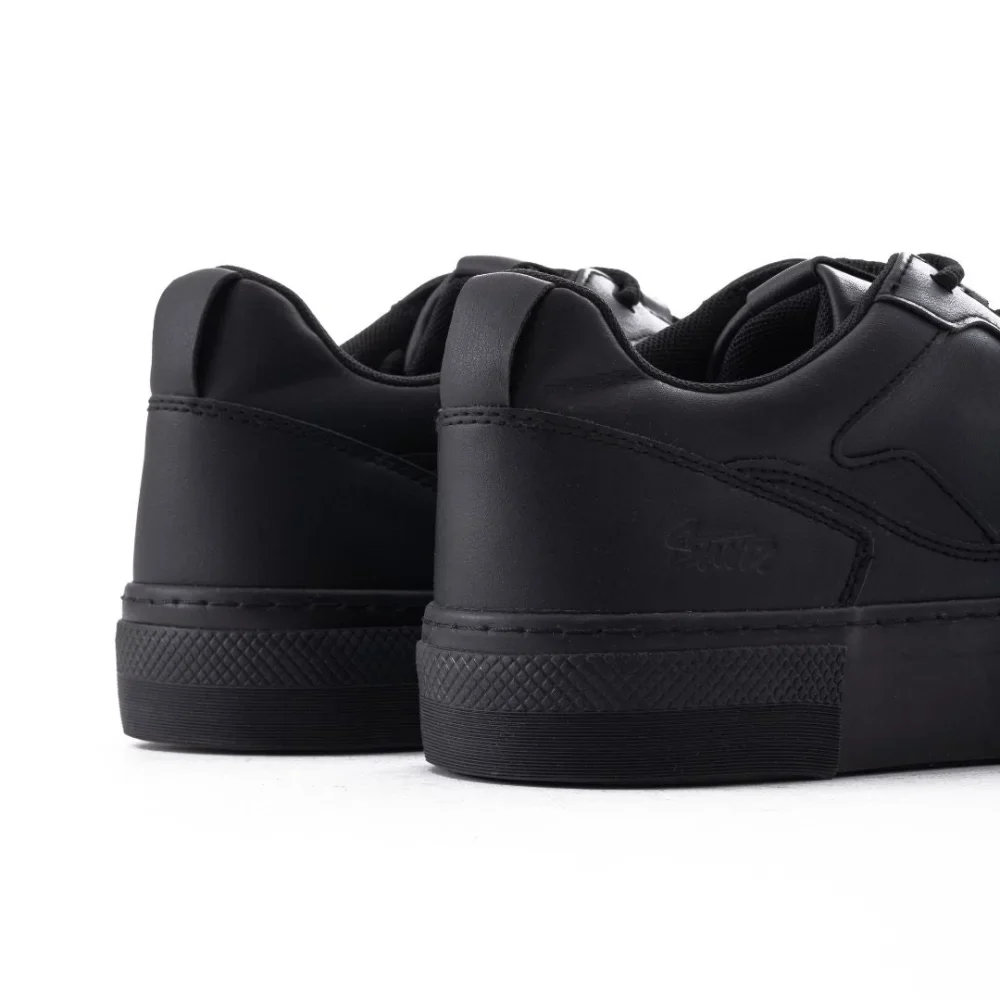 Pull & Bear Trainers With Topstitching - BLK - Image 3