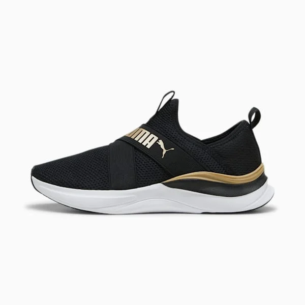 PUMA SOFTRIDE Harmony Slip-On Sneakers Women 37960601-BLKWHT - Image 2