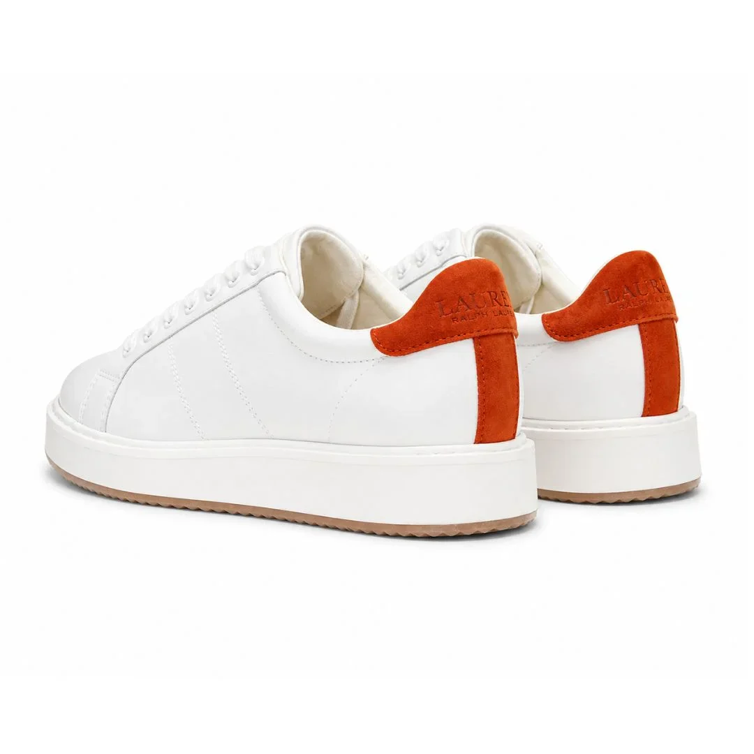 Ralph Lauren Angeline 4 Lr Leather Sneakers Women - WHT - Image 3