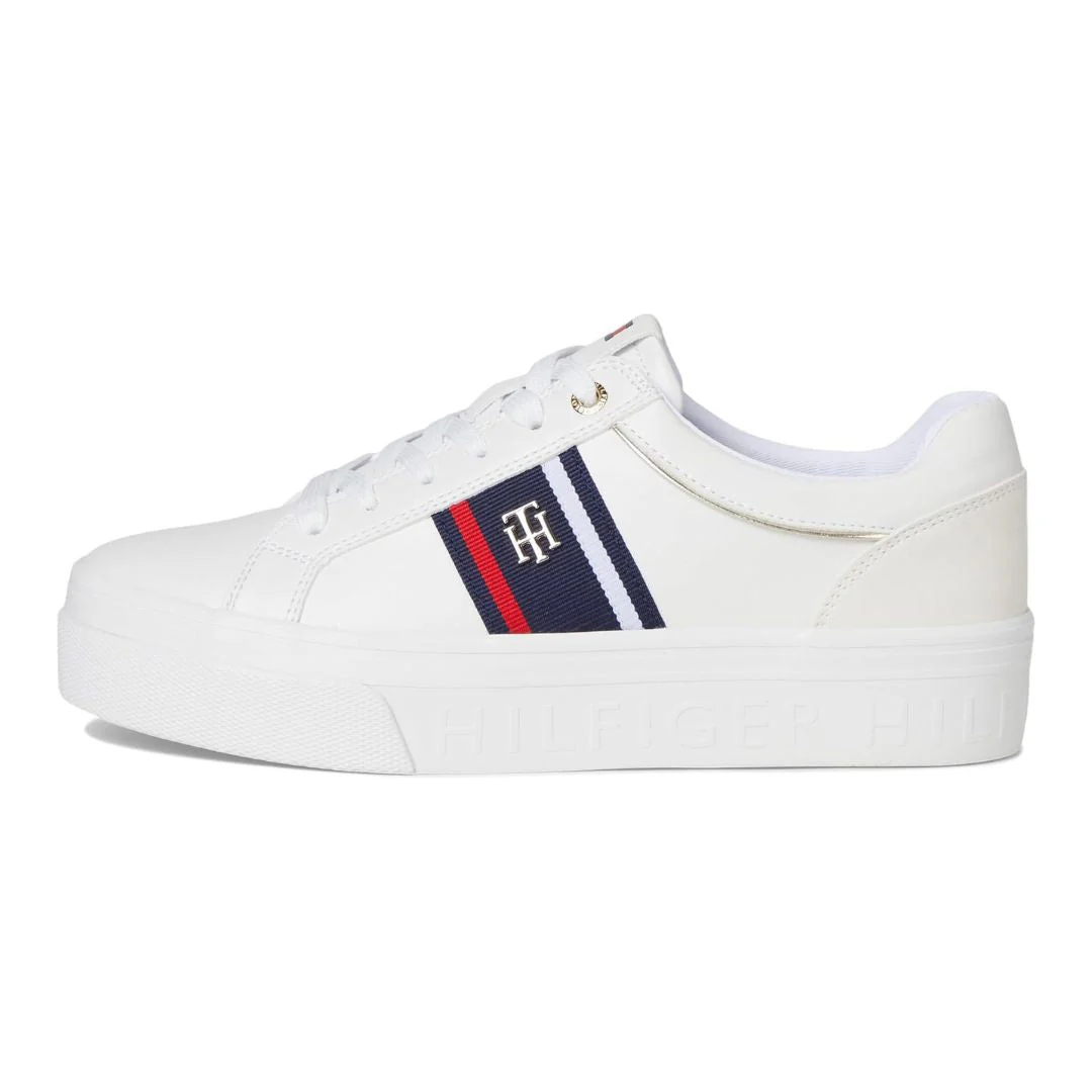 Tommy Hilfiger Badria Women's Sneakers - WHT - Image 2