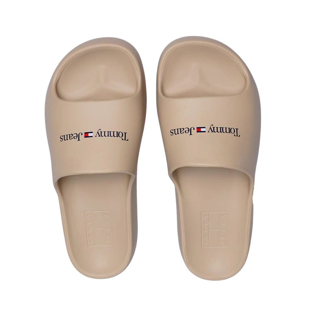 Tommy Hilfiger Chunky Flatform Pool Slides - BEG - Image 2