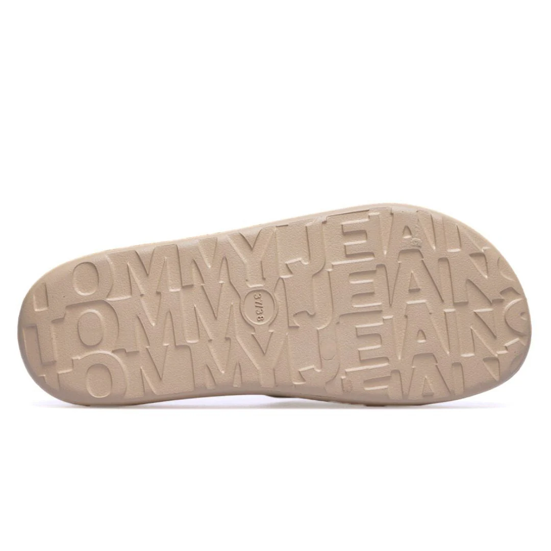 Tommy Hilfiger Chunky Flatform Pool Slides - BEG - Image 5