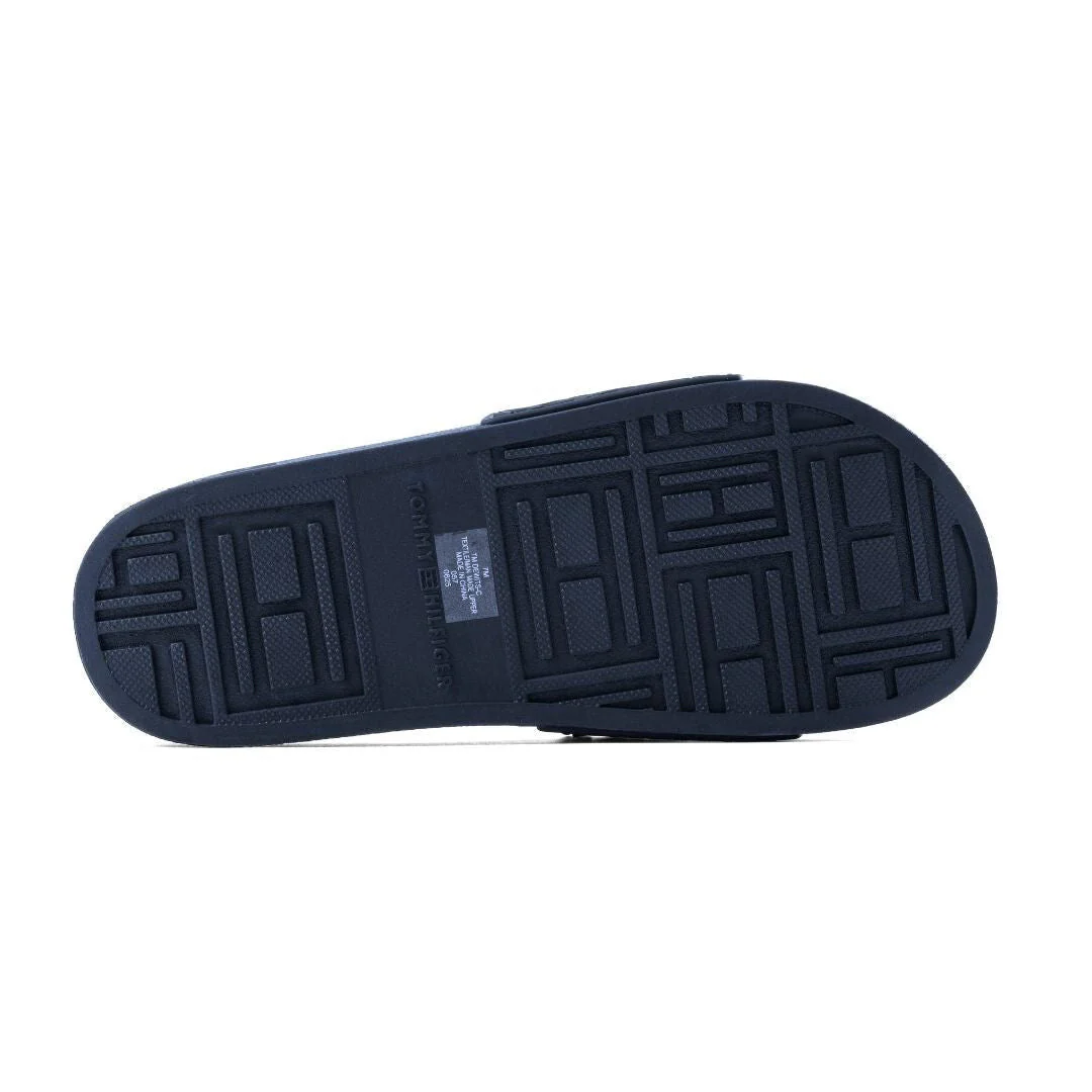 Tommy Hilfiger Dewts Logo Monogram Slides Men - NVY - Image 4