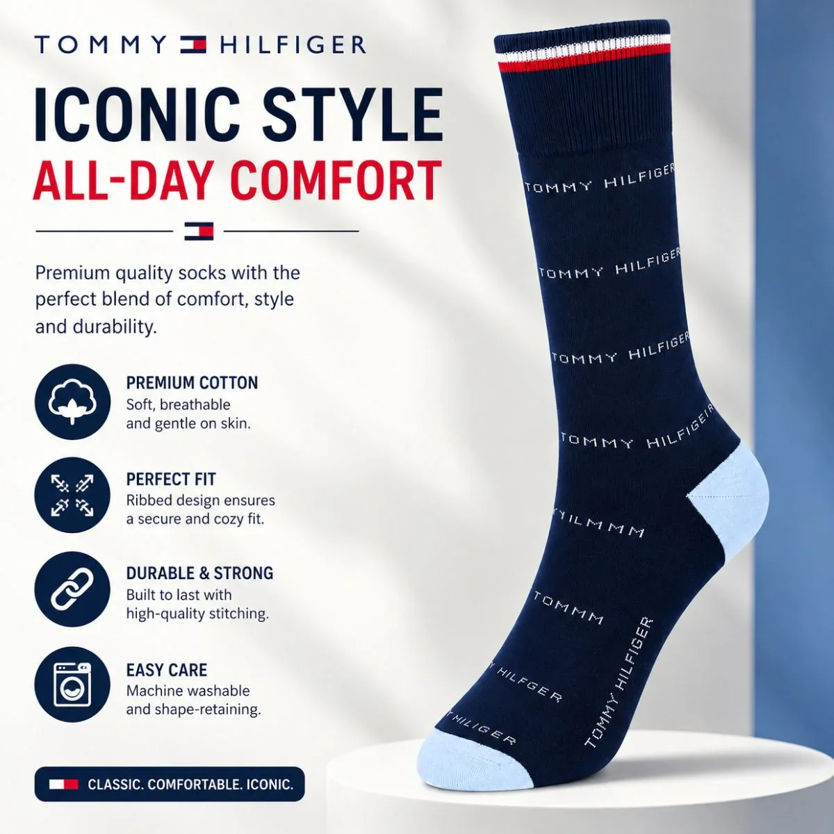 Tommy Hilfiger Dress Men Socks - - Image 3