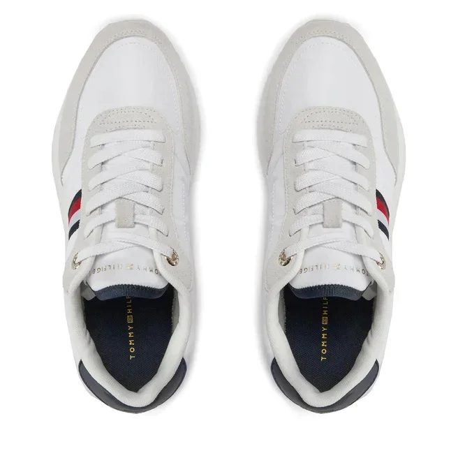 Tommy Hilfiger Essential Runner Global Stripes Women FW0FW07831-WHT - Image 7