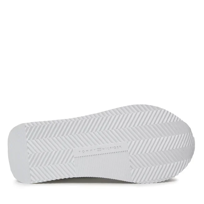 Tommy Hilfiger Essential Runner Global Stripes Women FW0FW07831-WHT - Image 8