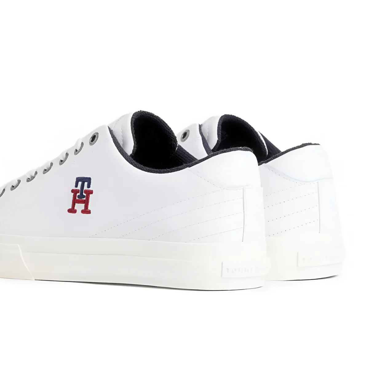 Tommy Hilfiger Hi Vulc Street Low Leather Men FM0FM0470-WHT - Image 4