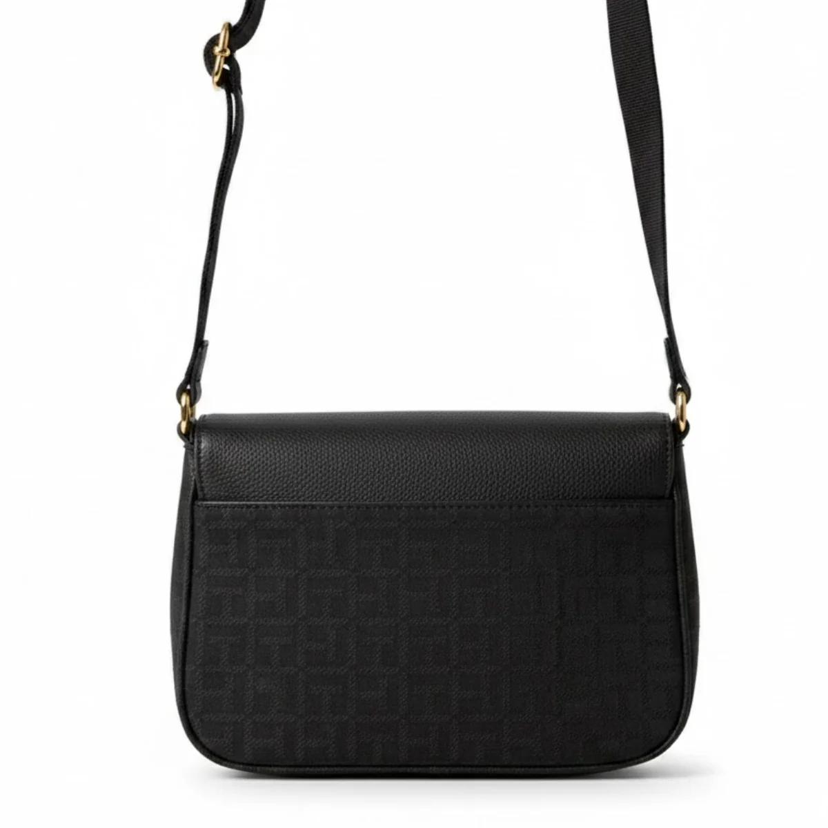 Tommy Hilfiger Jacquard Flap crossbody Bag  women - BLK - Image 3