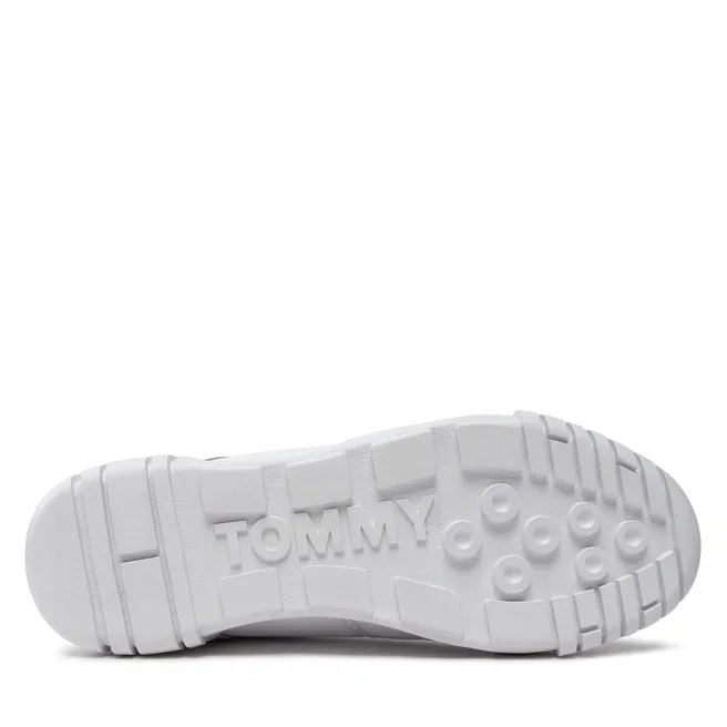 Tommy Hilfiger Jeans Retro Leather Cupsole ESS Men EM0EM01068-WHT - Image 6