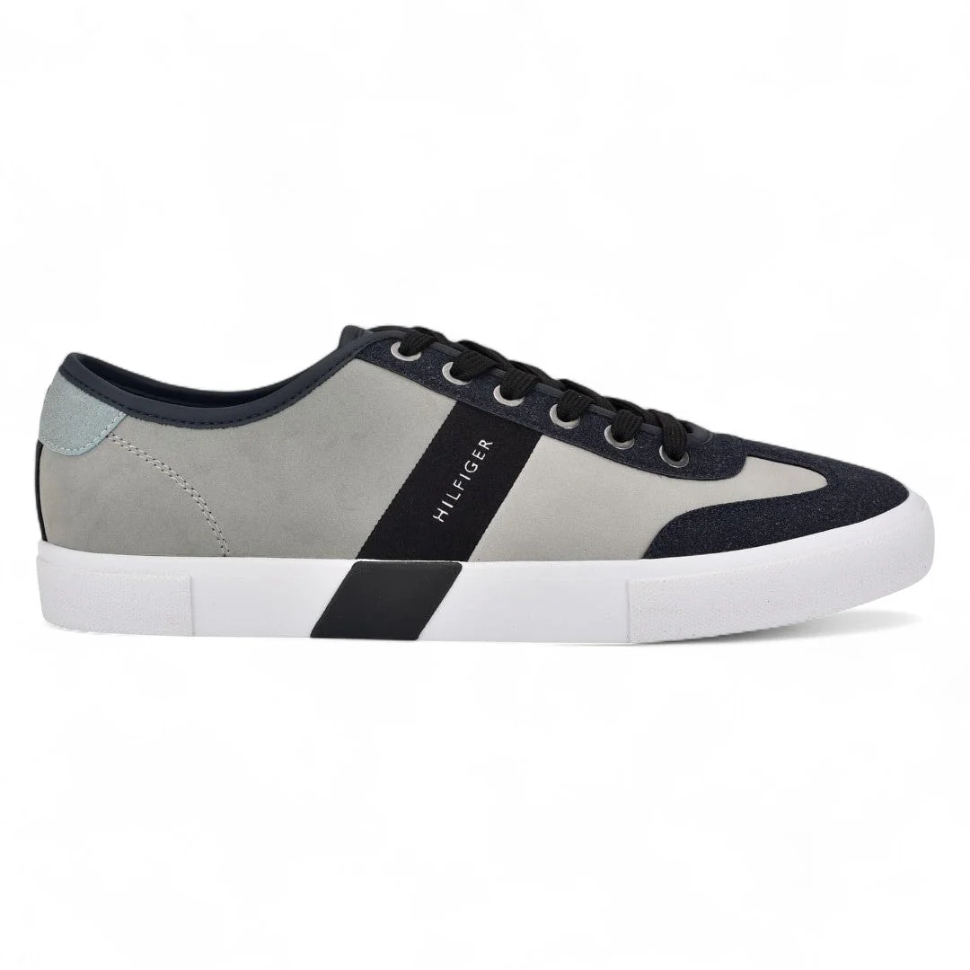 Tommy Hilfiger Pandora 2 Leather Sneakers Men - GRY - Image 2